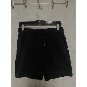 Bear Bottom Shorts Men's M 7" Black Terry Active Gym Elastic Waist‎ Performance